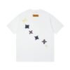 LV T-shirt White Yellow Monogram