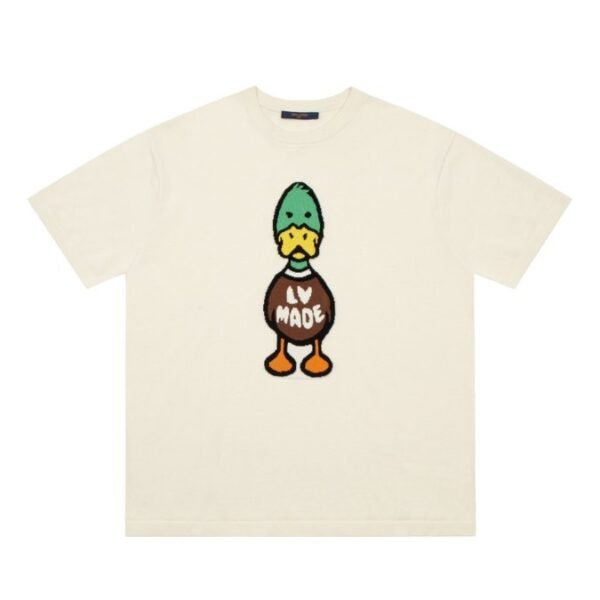 LV T-shirt Duck Beige