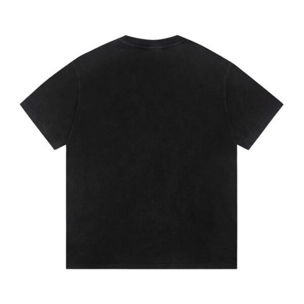 LV T-shirt Black Distressed Logo