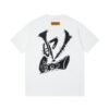 LV T-shirt White Instrument Graphic