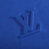 LV T-shirt Blue Embroidered Logo