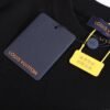 LV T-shirt Black Colorful Face