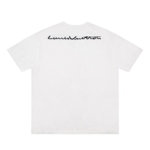 LV T-shirt Cartoon Embroidery