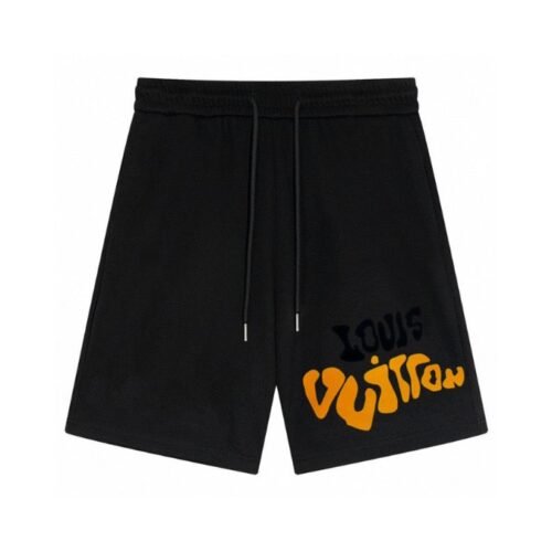 LV Shorts Black Bold Logo