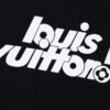 LV T-shirt Black Graphic Logo