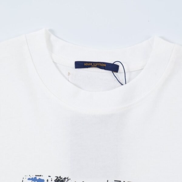 LV T-Shirt Paint-Splatter White