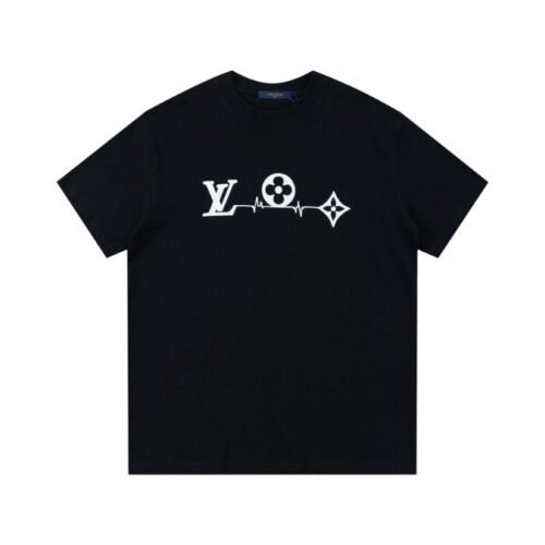 LV T-shirt Black Monogram Pulse