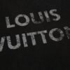 LV T-shirt Black Distressed Logo