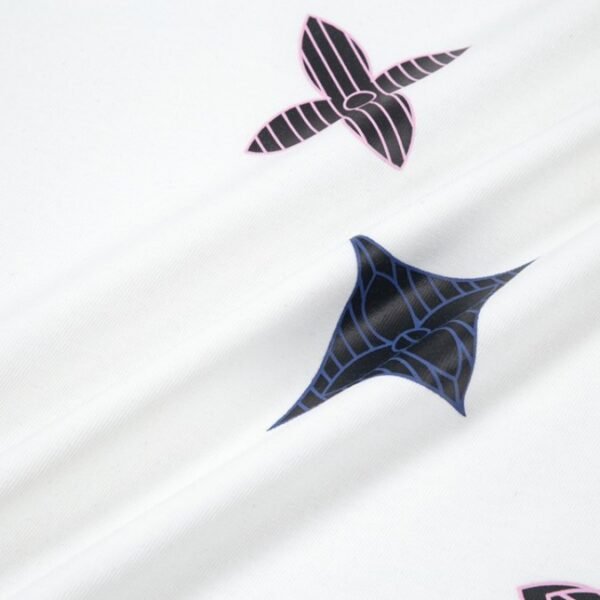 LV T-shirt White Yellow Monogram