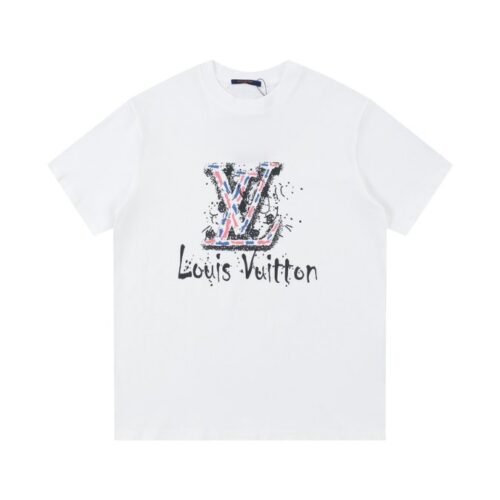 LV T-Shirt Paint-Splatter White