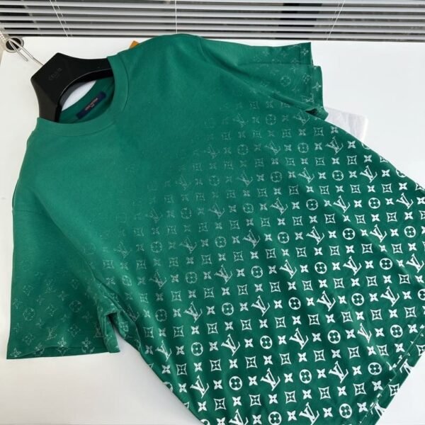 LV T-shirt SE Monogram Gradient Green