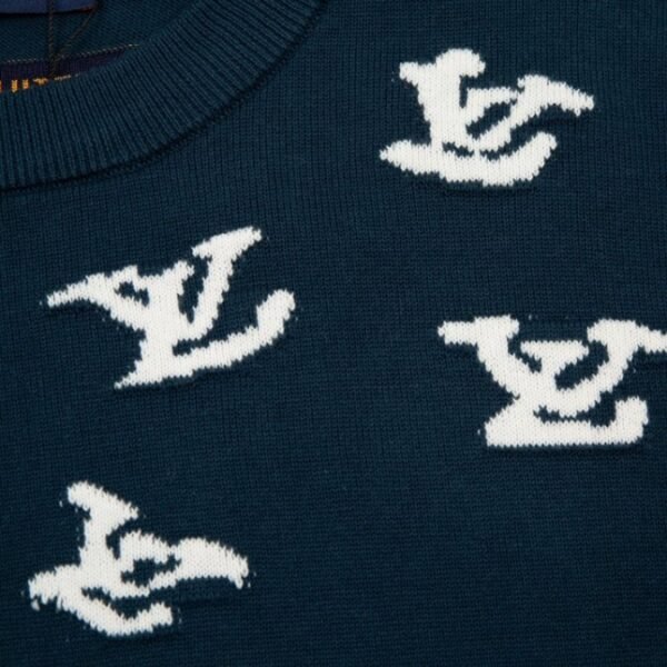 LV T-shirt Blue Jazz Design