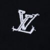 LV T-shirt Black White Logo