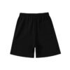 LV Shorts Black Script Embroidery