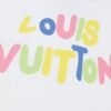 LV T-Shirt Multicolor Logo White
