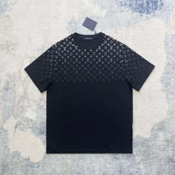 LV T-shirt Gradient Cotton Black