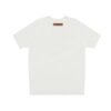 LV T-shirt White Pink Logo