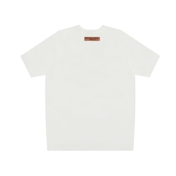 LV T-shirt White Pink Logo