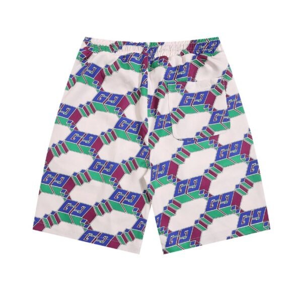 GG Shorts Multicolor Pattern Drawstring