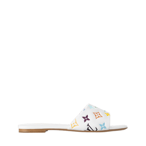 LV -TM 6AM Flat Mule White