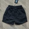 HLSTR Waxed Nylon Athletic Shorts Black