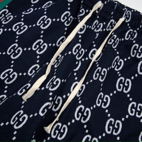 GG Shorts Monogram Stripe Navy