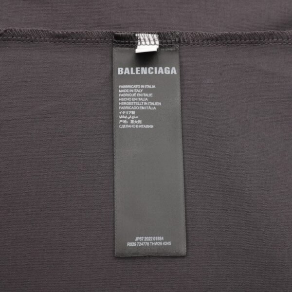 BLNCG T-shirt BB Logo Spray Paint Black