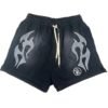 HLSTR Flame Shorts Black