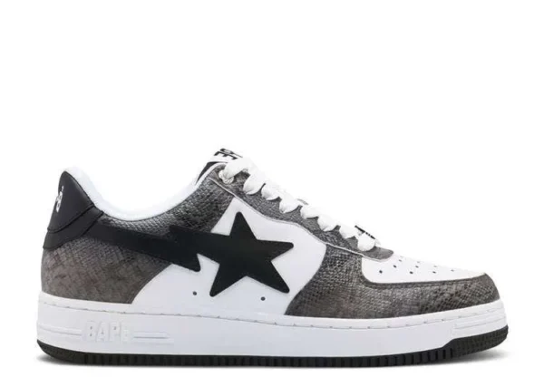 BAPESTA ‘BLACK SNAKESKIN’
