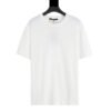 LV T-shirt White Embroidered Logo