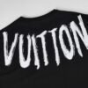LV T-shirt Brushstroke Logo Black