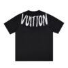 LV T-shirt Brushstroke Logo Black