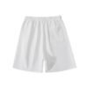 LV Shorts White Black Logo