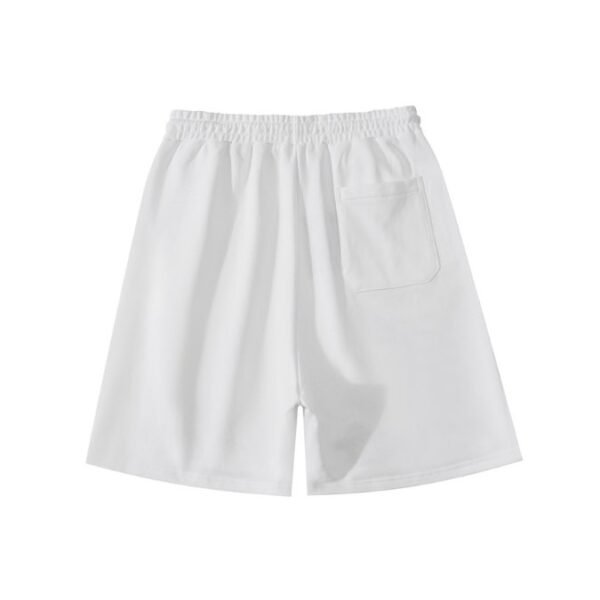 LV Shorts White Black Logo