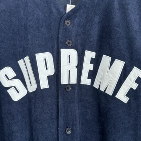 SPRM Jersey Button-Up Velour Logo Navy