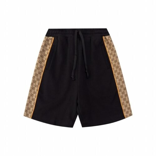 GG Shorts Monogram Stripe Black