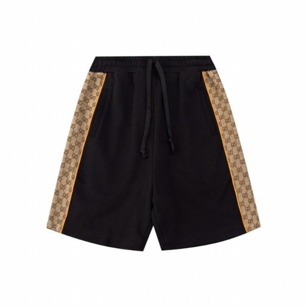 GG Shorts Monogram Stripe Black