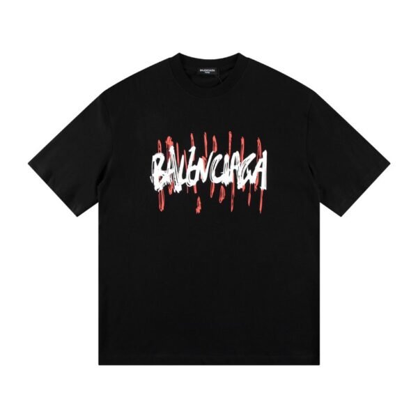 BLNCG T-shirt Graffiti Print Black