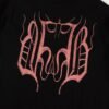 BLNCG T-shirt BB Gothic Print Black