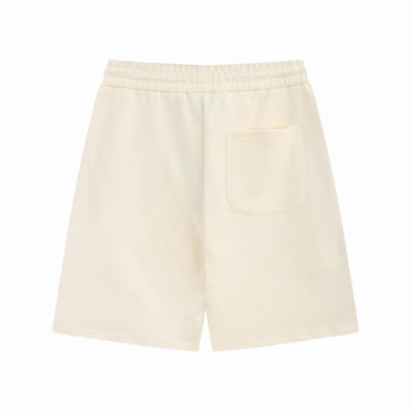 GG Shorts Beige Monogram Trim