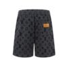 LV Shorts Monogram Grey Black
