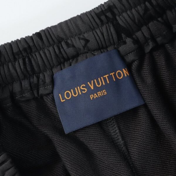 LV Shorts Monogram Grey Black