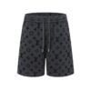 LV Shorts Monogram Grey Black