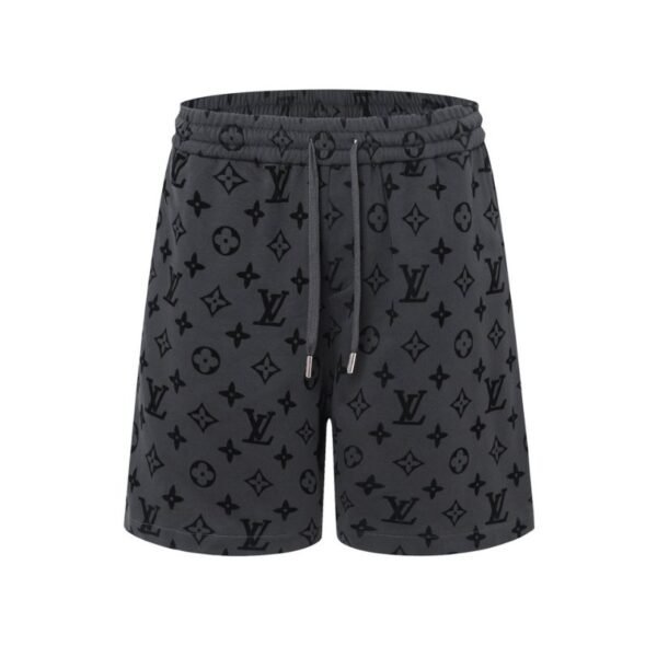 LV Shorts Monogram Grey Black