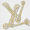 LV T-shirt Rope Logo White