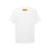 LV T-shirt White Gradient Logo