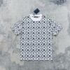 LV T-shirt Monogram White Deep Black