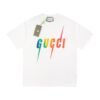 GG T-shirt Rainbow Logo White