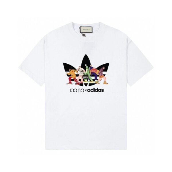GG x Adidas T-shirt Graphic White