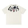 LV T-shirt Brushstroke Logo White